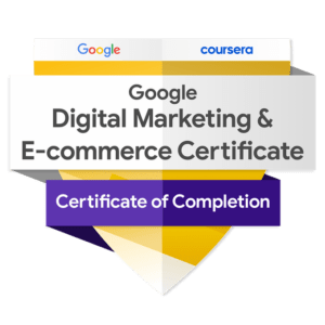 Google Digital Marketing and E-commerce Certificate Badge