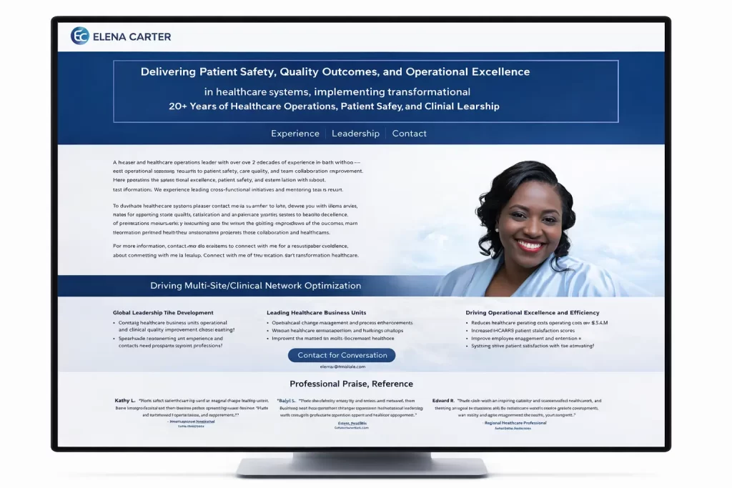 professional resume website