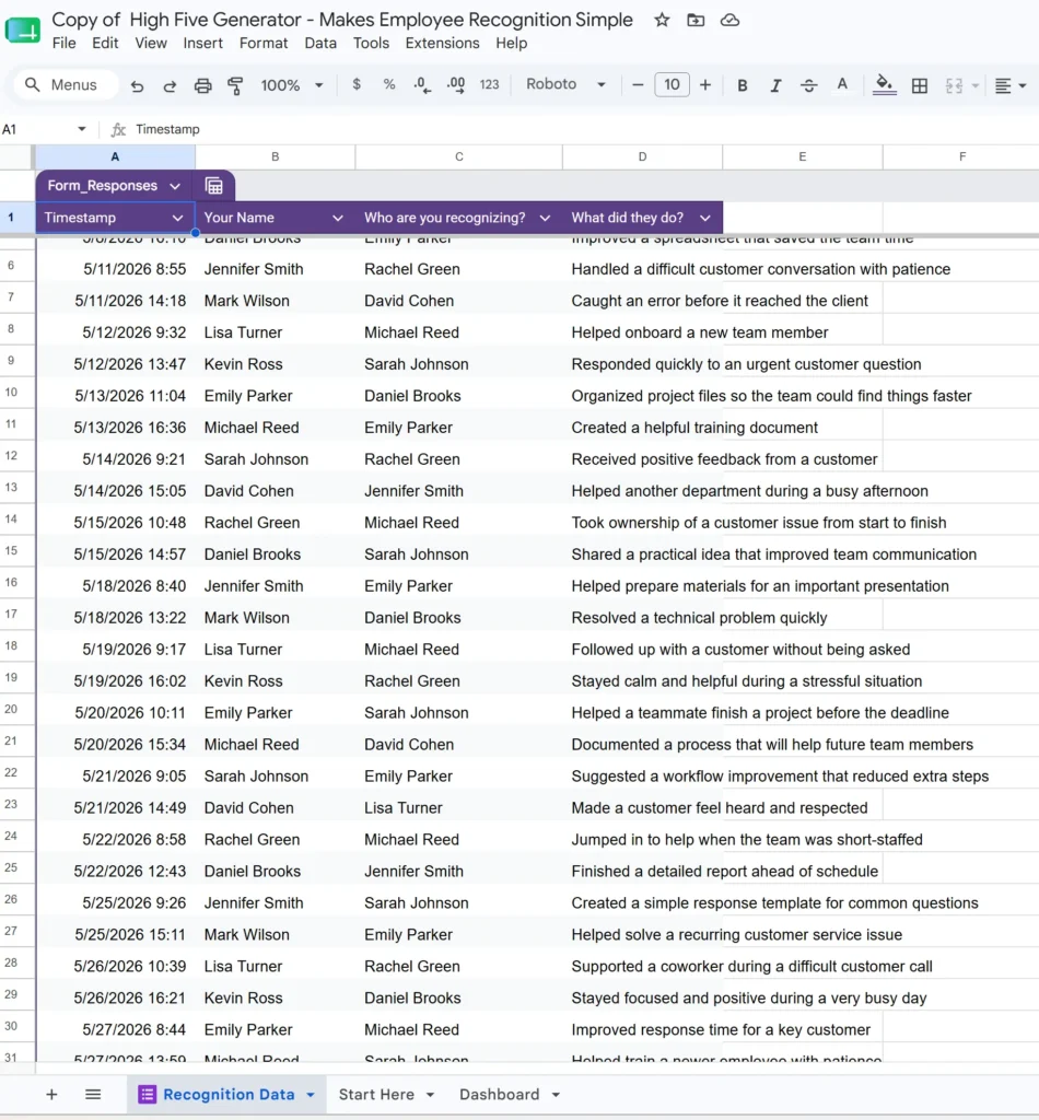 data form