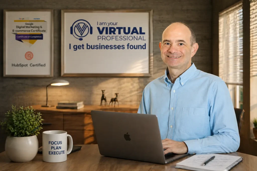 working in virtual office